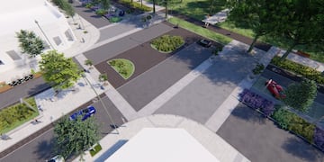 Así se verán las remodelaciones en el Bv. Santa Fe