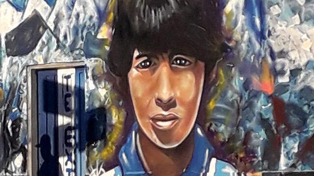 La esquina de Jara y Alvarado fue elegida para realizar un mural dedicado a Diego