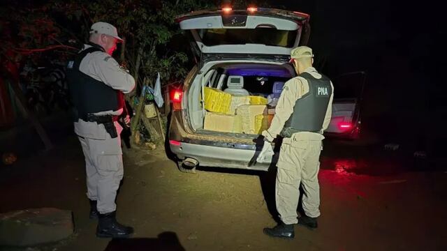 Incautan más de 500 kilos de marihuana en Puerto Libertad.
