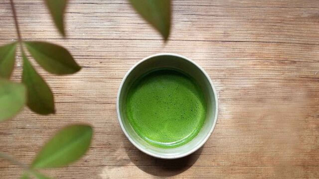 Té de matcha.