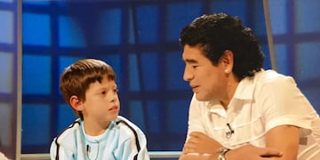 El rosarino conoció al ídolo en el programa Agrandadytos.