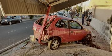 Accidente en ciudad de San Luis