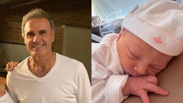 Oscar Ruggeri compartió una foto junto a su nieta.