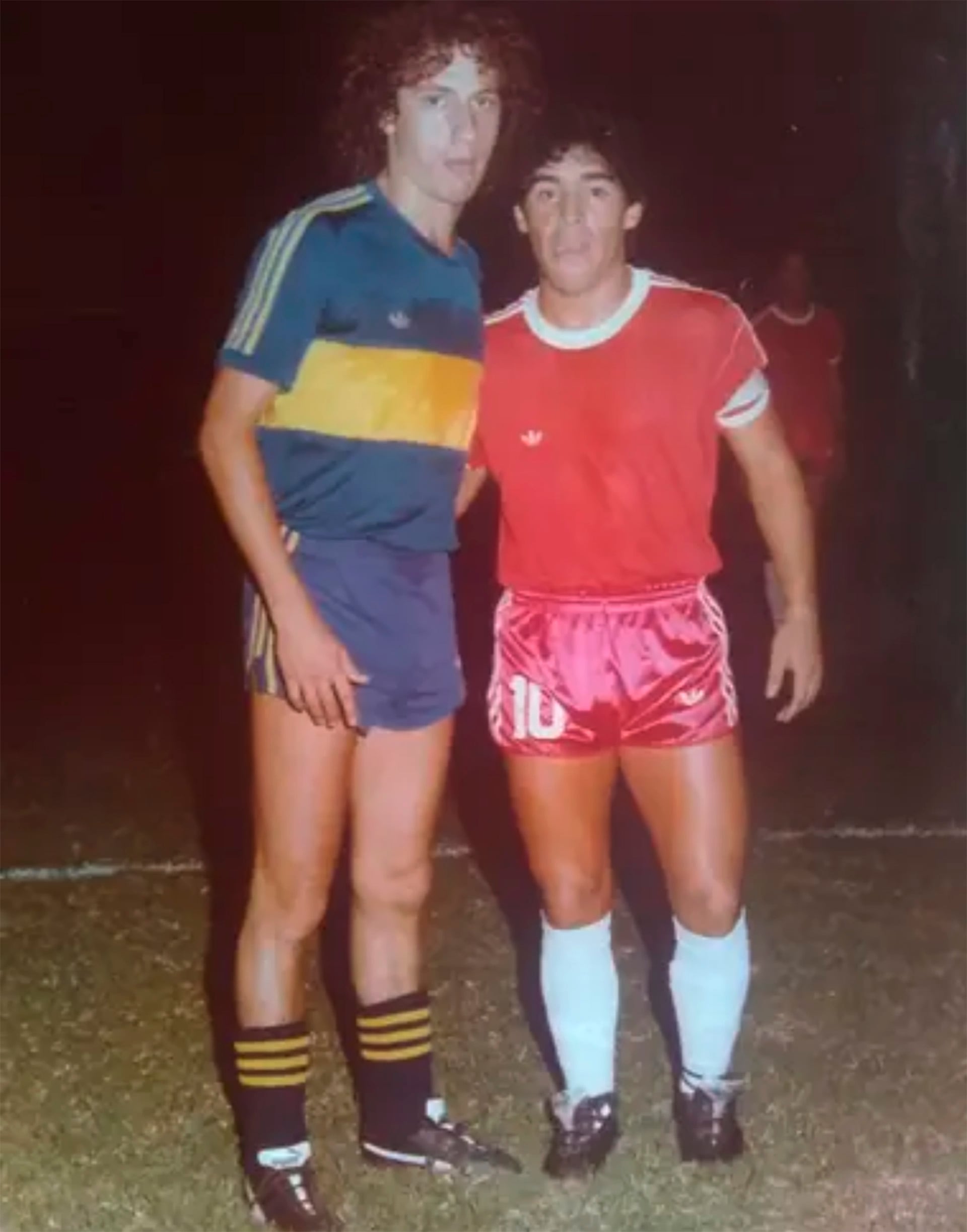 Carlos Randazzo y Diego Maradona.