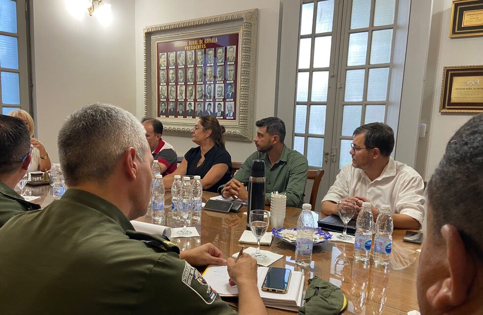 Primera reunión del 2023 de la Mesa de Seguridad de Rafaela, que cumplió 3 años