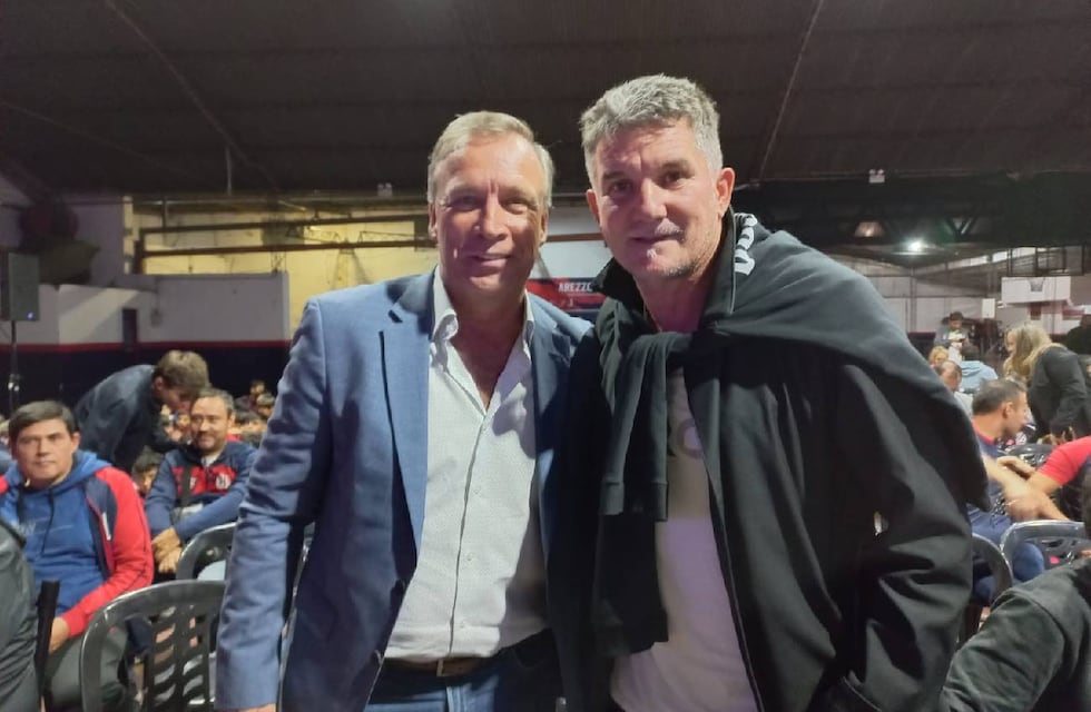 El Luifa Artime y Andrés Fassi, juntos en la previa del Belgrano-Talleres