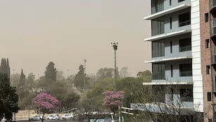 Fuerte viento y cambio de tempertura, por el ingreso de un frente frío en Córdoba.