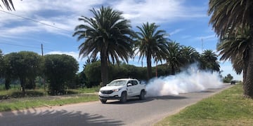 Fumigación contra los mosquitos