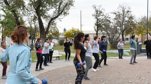 "Gimnasia en la Plaza Italia", un programa que ya se volvió un clásico