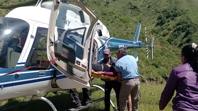 En vuelos sanitarios  trasladaron a tres pacientes de alta montaña