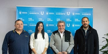 El jefe de Gabinete de Ushuaia se reunió con autoridades del Correo Argentino