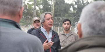 El secretario general del gremio, Daniel Succi, recorrió el cordón industrial este lunes.