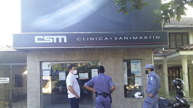 La clínica San Martín fue clausurada por un caso de COVID 19 dentro de la terapia intensiva