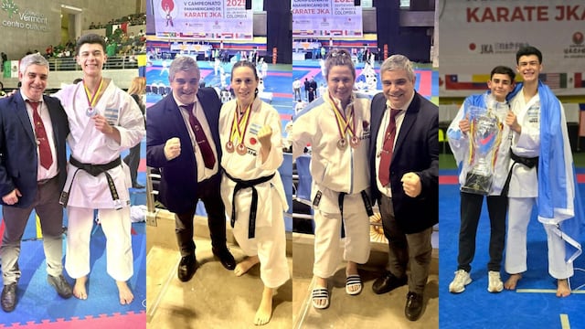 El Dojo Comandante Espora tuvo una gran actuación en Colombia.