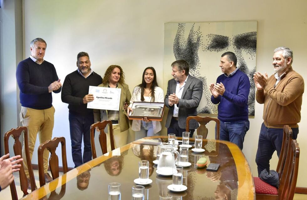 Homenajearon a  Agustina Miranda