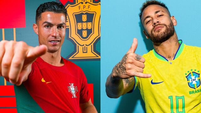 Neymar y Cristiano Ronaldo