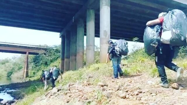 Santa Ana: hallan marihuana oculta debajo de un puente.
