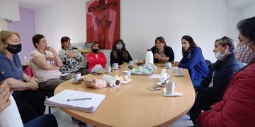 Así fue el encuentro en Gardey.