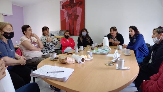 Así fue el encuentro en Gardey.