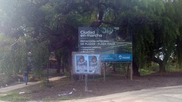 Desde el Consejo Asesor Marca Paraná solicitan no ensuciar el mobiliario público.