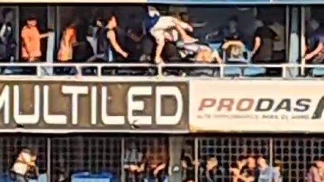 Golpiza en los palcos de Atlético de Rafaela