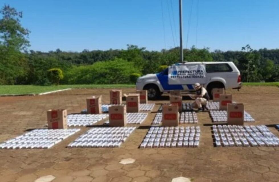 Incautan cigarrillos de contrabando en Wanda y Puerto Iguazú