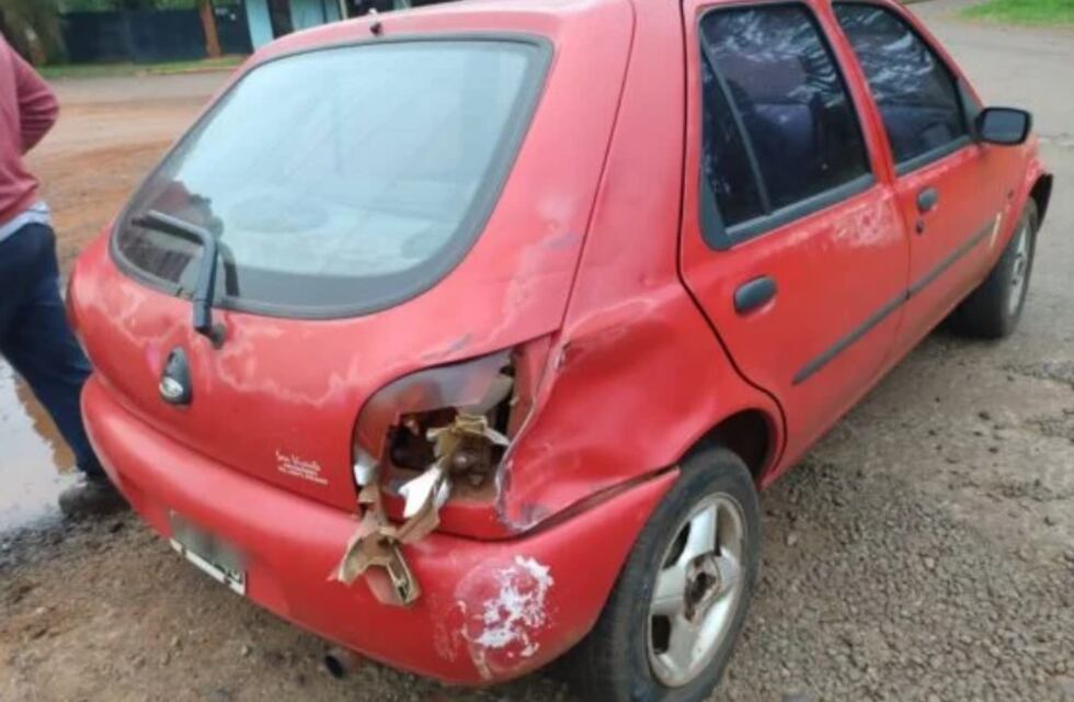 Un accidente vial en Posadas dejó un saldo de un motociclista herido