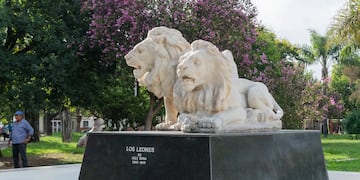 "Los Leones", una de las magníficas obras de la escultora Lola Mora que Jujuy tiene el privilegio de atesorar desde hace casi cien años.
