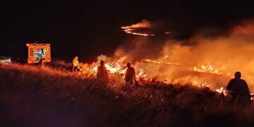 Incendios en el Cerro Ancasti.