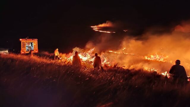 Incendios en el Cerro Ancasti.