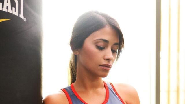 Antonela Roccuzzo no pudo evitar reaccionar ante el abucheo de los hinchas del PSG. (@antonelaroccuzzo)