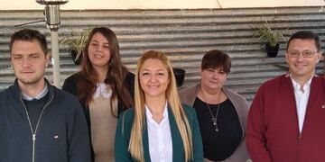 Candidatos a concejal del PDP con Lisandro Mársico