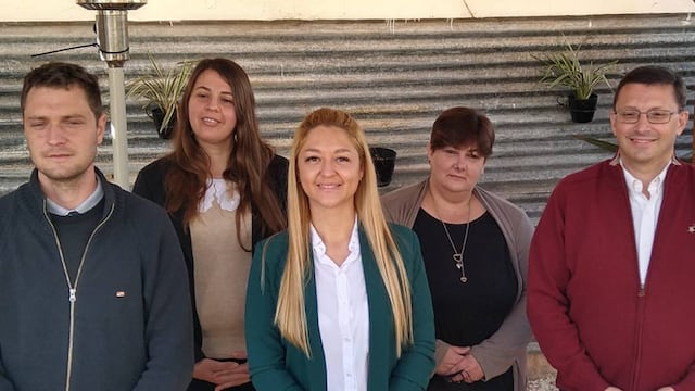 Candidatos a concejal del PDP con Lisandro Mársico