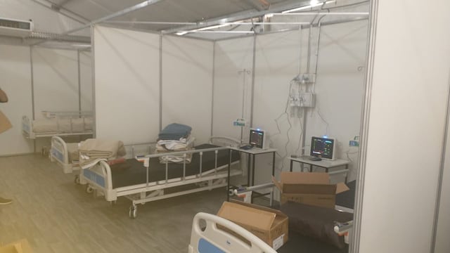 Módulo nuevo en el Hospital de Rafaela para enfermos leves de coronavirus