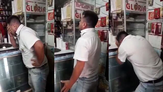 El hombre, indignado, pide que Komar no juegue más.