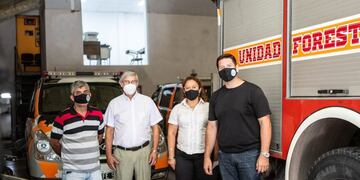 AMA realizó un aporte a Bomberos Arroyito