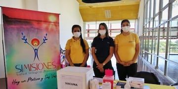 Habilitan un vacunatorio contra el Covid-19 en el Centro de Convenciones de Posadas.