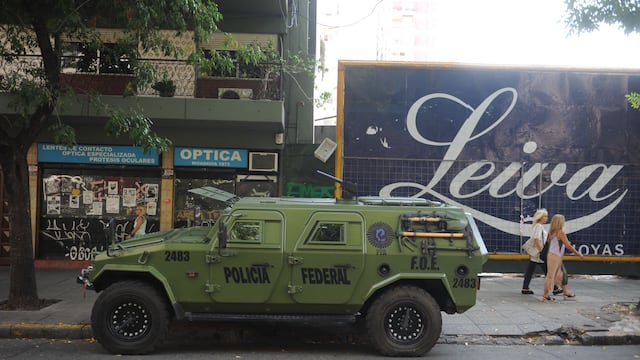 El operativo de seguridad para la apertura de sesiones ordinarias del Congreso.