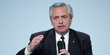Alberto Fernández. (AP/Christophe Ena, Pool/Archivo)