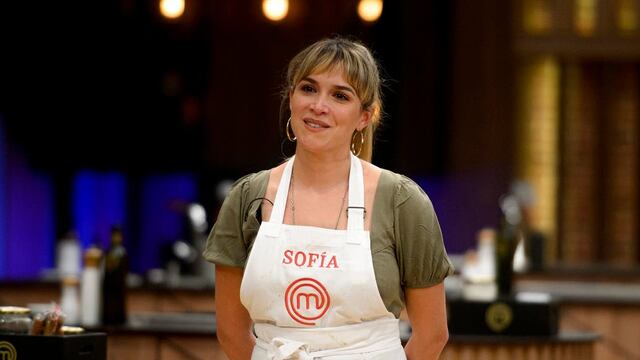 Sofía Pachano, afuera de MasterChef Celebrity. (Foto: Gentileza Telefe)