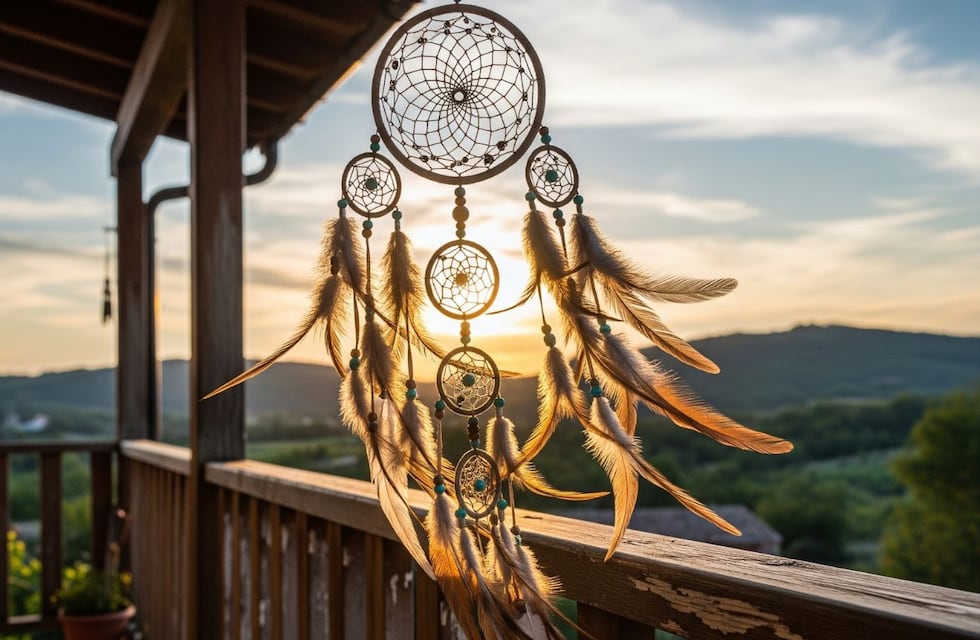 No es por decoración: para qué sirve colgar atrapasueños en el balcón