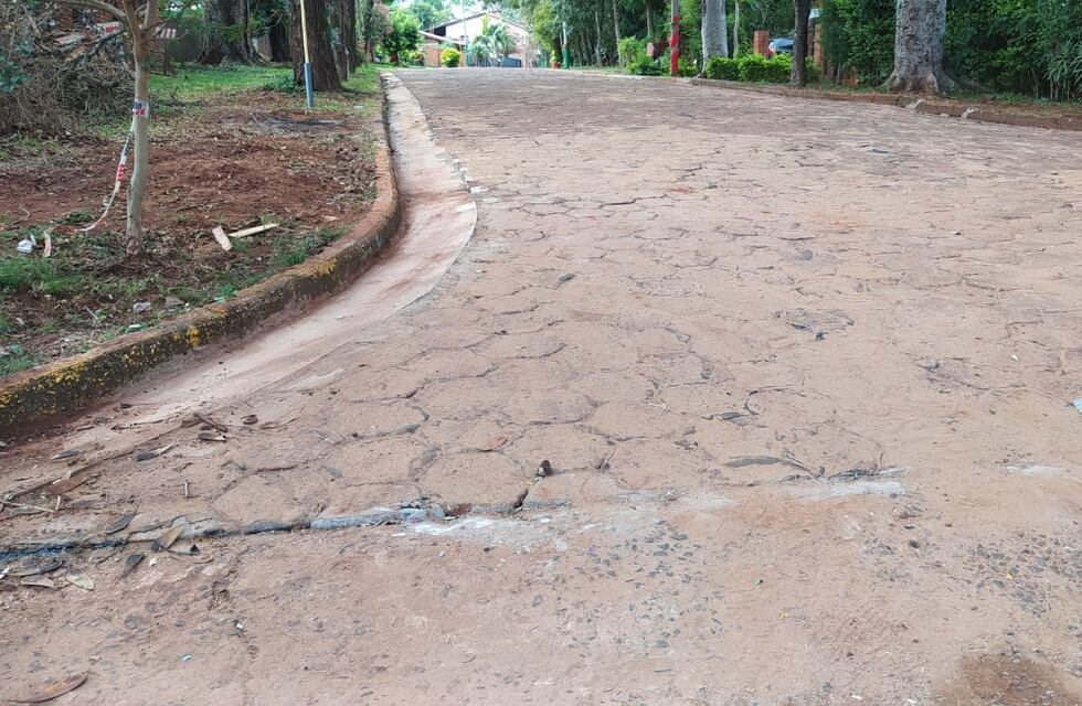Eldorado: finalizaron las obras sobre calle Araucaria