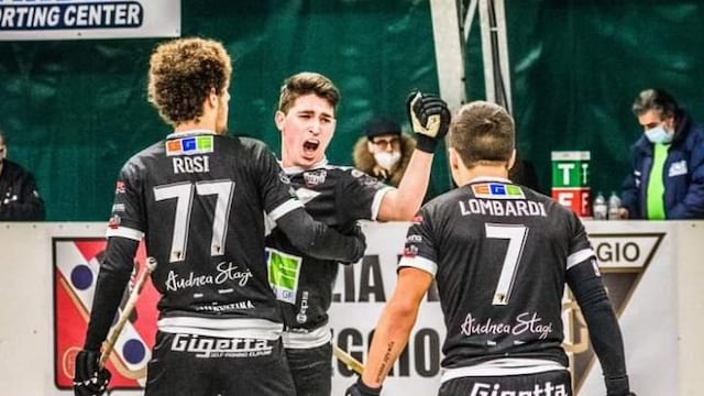 El mendocino Nicolás Ojeda se destaca con goles en la Serie A2 de hockey sobre patines en Italia.