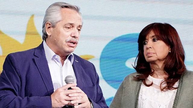 Cristina y Alberto Fernández.