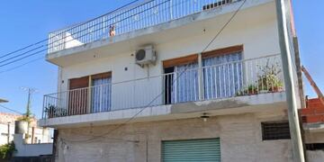 El domicilio en la calle Castañon donde apareció muerta la jubilada de 75 años.