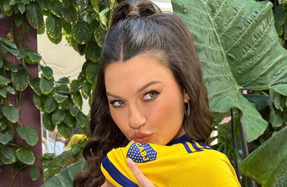 La microbikini favorita de Sofía Jujuy Jiménez con los colores de Boca Juniors