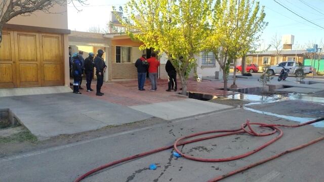Murió Valentina Lucero a causa del incendio en su casa en el barrio Alimentación en General Alvear.