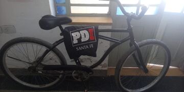 La bicicleta robada frente de Atlético y que recuperó la PDI