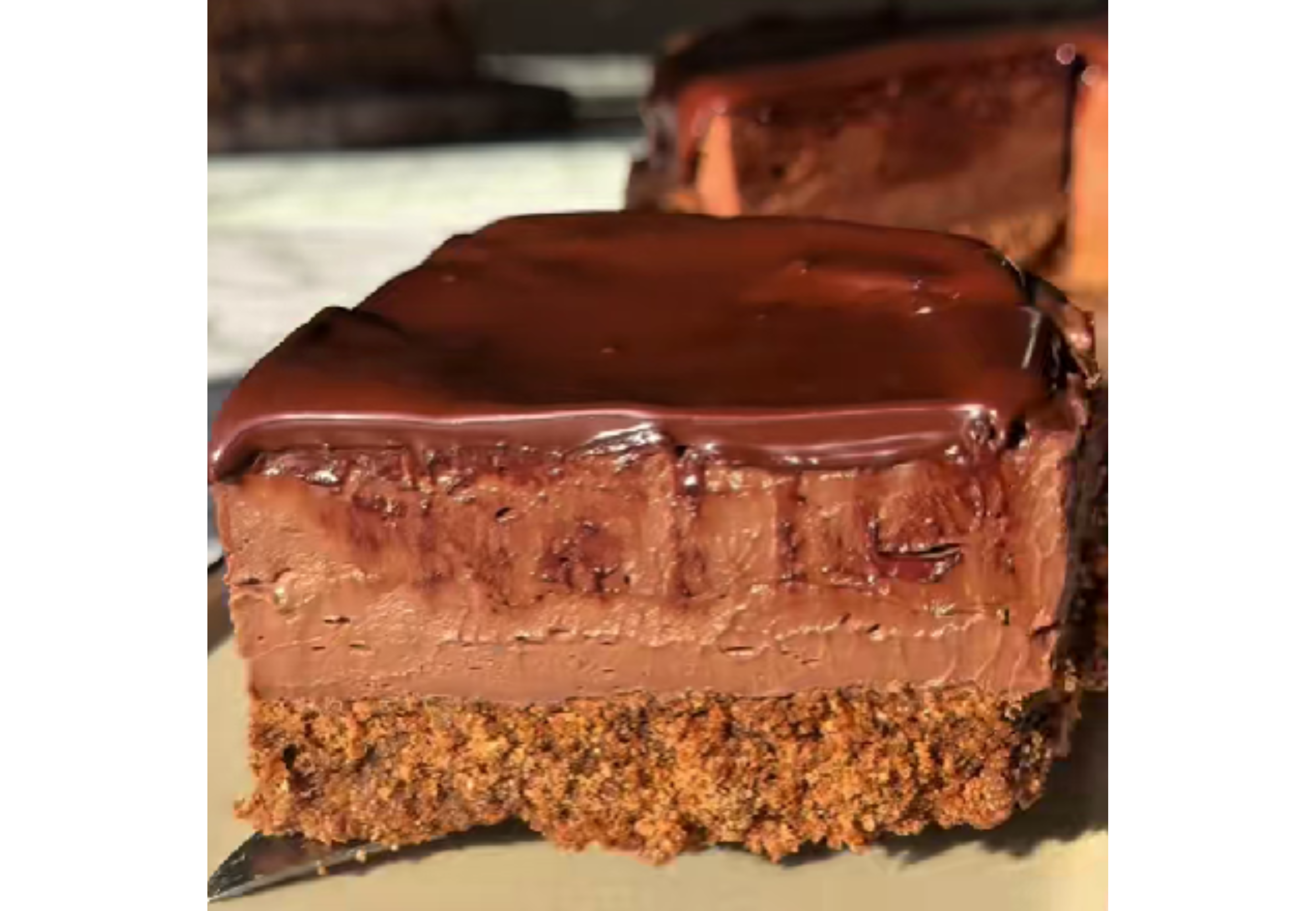 El cheesecake saludable de chocolate es muy fácil de hacer.