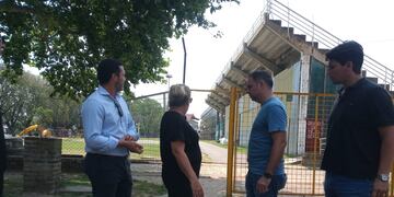 Mauricio Davico - Intendente electo de Gualeguaychú recorrió el corsódromo